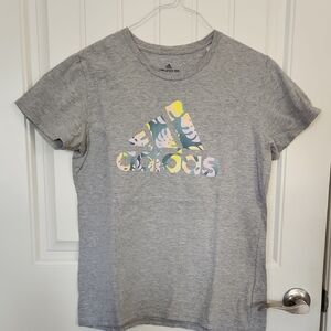 Adidas Amplifier Gray Tee Shirt L